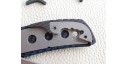 Custom scales Tactic Line, for  Spyderco Shaman knife
